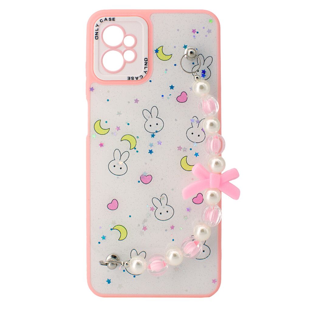 TPU MOD522 GLITTER CHAINS - MOTO E13 - ONLY - PINK