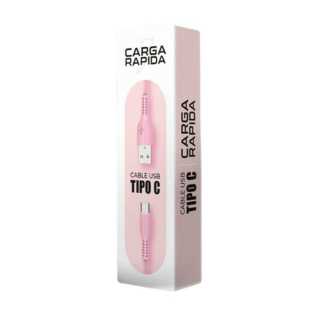 CABLE USB TIPO C MOD.950 - ROSA