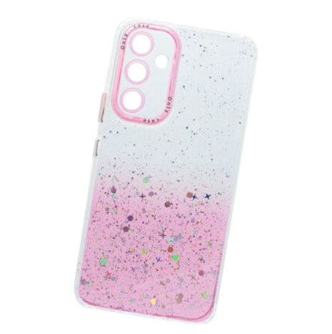 TPU MOD513 GLITTER SPLASH - MOTOROLA E13 - ONLY - PINK