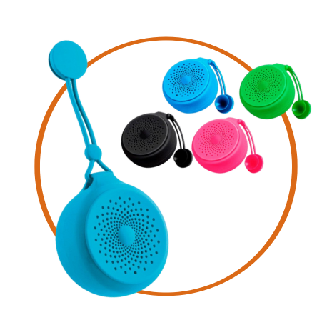 PARLANTE 3 PULGADAS PARA DUCHA - MOD.904 "DROP" - CELESTE - ONLY