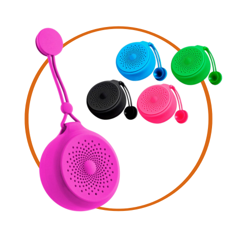 PARLANTE 3 PULGADAS PARA DUCHA - MOD.904 "DROP" - ROSA - ONLY