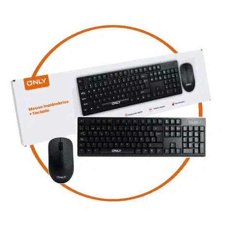 KIT TECLADO + MOUSE INALÁMBRICOS MOD.732 - ONLY